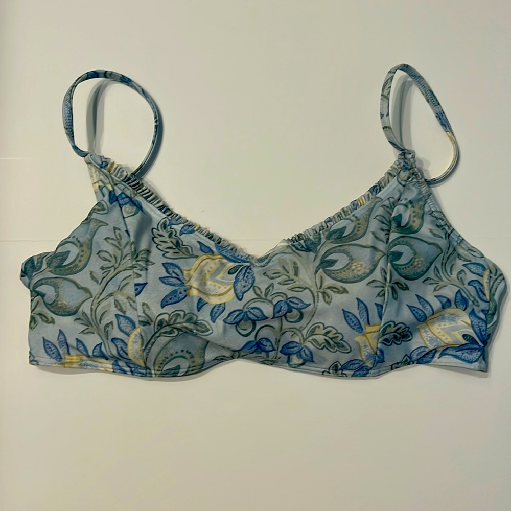 Summersalt Mini-Ruffle Wanderlust Bikini Top